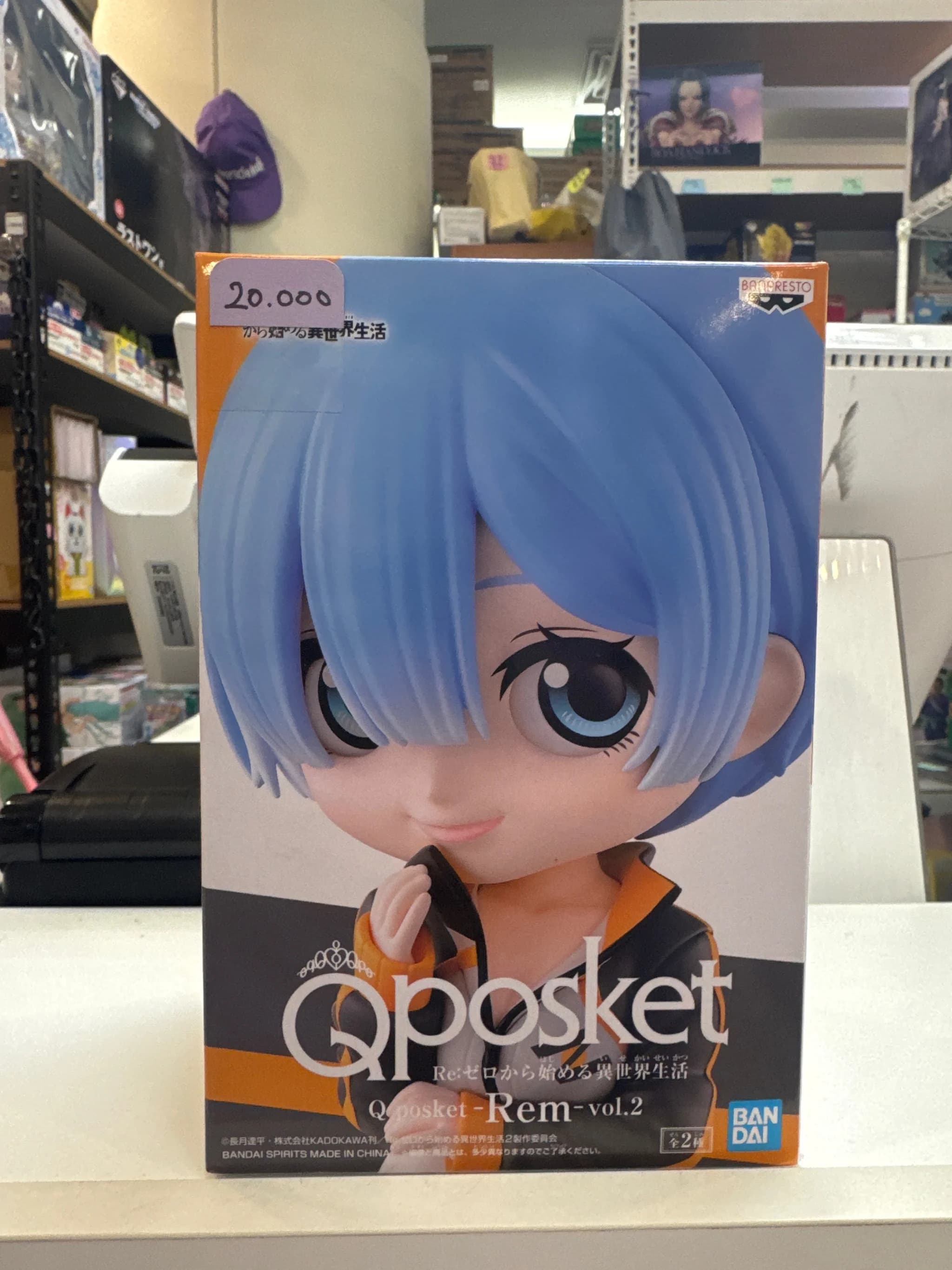 리제로 렘 Qposket vol.2 A타입 프라이즈 피규어